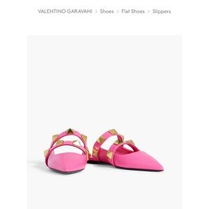 VALENTINO GARAVANI Roman Stud Mules Sz 39 Preowned